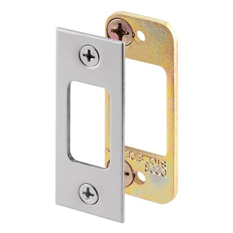 metal box strike plate|exterior door strike plate.